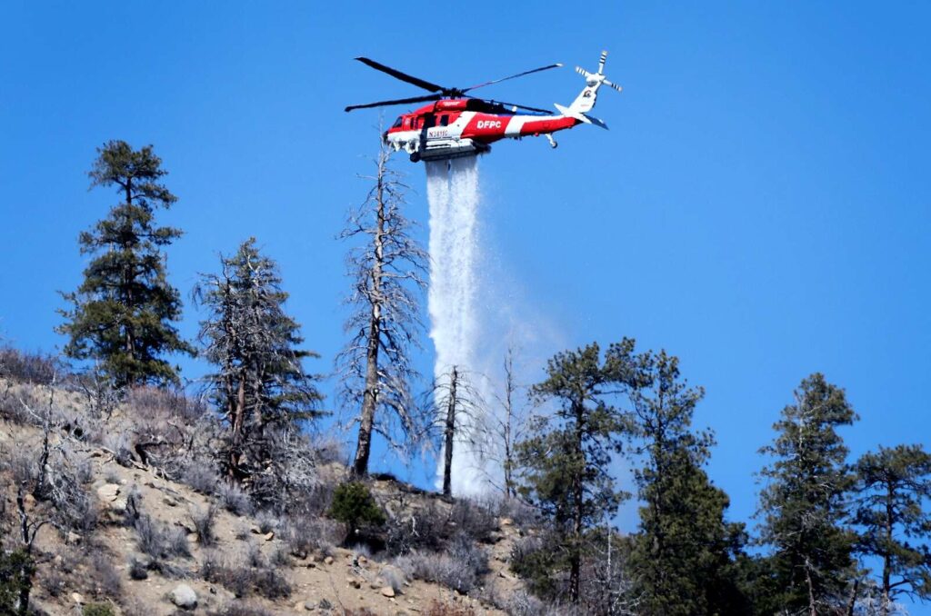 Crews extinguish small fire northwest of Hermosa